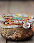 Amazonite Protection Wrap Bracelet | Alloy 1