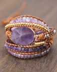 Amethyst Imperial Wrap Bracelet | Natural Stone 1