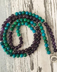 Amethyst Mala Bead Bracelet | Natural Stones 2