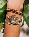 Ammonite Fossil Bracelet | Natural Stone 5