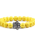 Beaded Paw Bracelet | Natural Stone 6