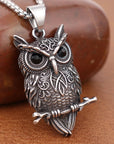 Celtic Owl Wisdom Pendant Necklace | Stainless Steel 0