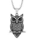 Celtic Owl Wisdom Pendant Necklace | Stainless Steel 5