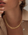 Chunky Cuban Link Necklace | Gold 0