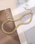 Chunky Cuban Link Necklace | Gold 1