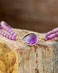 Double String Amethyst Bracelet | Amethyst 0