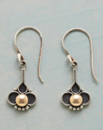 Elegant Clover Pearl Earrings | Silver 0
