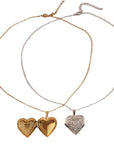 Elegant Gold Heart Photo Locket Necklace | Gold 5