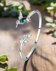 Elegant Hummingbird Ring | Rhinestone Jewelry | Nature-Inspired Accessory 0