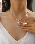 Elegant Imitation Pearl Set | Imitation Pearl 1