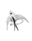 Elegant Women's Silver Swallow Bird Clip-On Earrings | Nature-Inspired Jewelry | Lightweight Comfort | Versatile Style 3