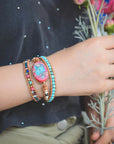 Emperor Apatite Wrap Bracelet | Apatite 3