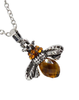 Golden Bee Spirit Necklace | Silver 0