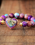 Handmade Purple Jasper Love Bracelet | Jasper 2