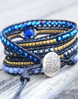 Hematite Protection Wrap Bracelet | Gemstone 3