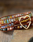 Imperial Jasper Love Wrap Bracelet | Gemstone 1