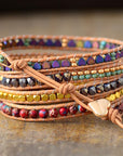 Imperial Jasper Wrap Bracelet | Gemstone 1