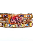 Imperial Jasper & Agate Wrap Bracelet | Alloy 4