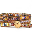 Imperial Jasper & Agate Wrap Bracelet | Alloy 5