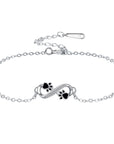Infinite Symbol Pet Paw Bracelet | Sterling Silver 3