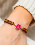 Intense Red Opal Love Protection Bracelet | Opal 1