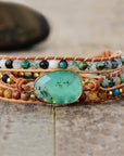Jade Moss Agate Bracelet | Natural Stone 0