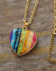 Jasper Chakra Love Necklace | Copper 0