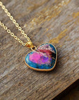 Jasper Love Protection Necklace | Stainless Steel 5