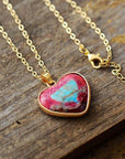 Jasper Love Protection Necklace | Stainless Steel 7