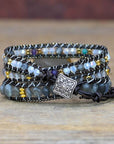Labradorite Protection Wrap Bracelet | Natural Stone 2