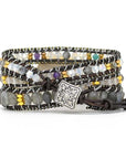 Labradorite Protection Wrap Bracelet | Natural Stone 5