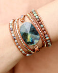 Labradorite Wrap Bracelet | Natural Stones 4