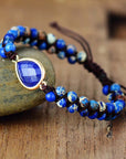 Lapis Lazuli Bracelet | Stainless Steel 0