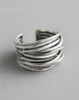 Layered 925 Sterling Silver Ring | Sterling Silver 0