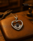Little Feet Dog Paw Print Necklace | Silver-plated Alloy 0