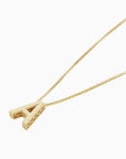 Love Letter Initial Necklace | Gold 1