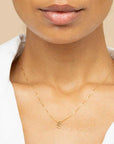 Love Letter Initial Necklace | Gold 5