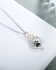 Lucky Paw Necklace | Sterling Silver 4