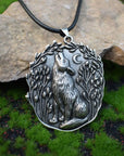 Moon Wolf Pendant Necklace | Premium Metal Alloy 2