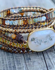Moonlight Goddess Agate Bracelet | Natural Stone 2