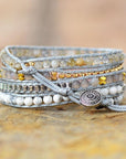Natural Rose Quartz Wrap Bracelet | Natural Stone 2