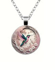 Nature's Charm | Hummingbird Pendant Necklace | Vintage Glass Dome Jewelry | Everyday Wear 2