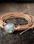 Ocean Breeze Bracelet | Labradorite and Green Opal 1