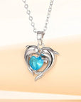 Oceanheart Twins Necklace | White Gold 0