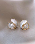 Opal and Pearl Earrings | Gold 2