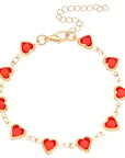 Ophelyra Garnetelle Bracelet | Gold 4