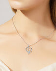 Paw Heart Necklace | Sterling Silver 3