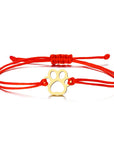 Paw Print Cord Bracelet | Adjustable Bracelet | Sterling Silver Charm | Pet Lover Gift 3