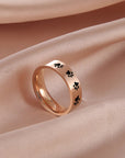 Paw Print Memorial Ring | Stainless Steel Jewelry | Pet Tribute Ring 6