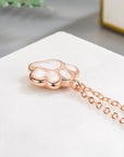 Paw Print Pendant Necklace | Sterling Silver 2